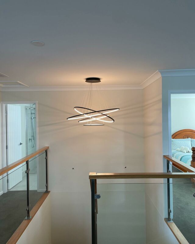 Pendant light we recently installed for one of our customers at Jacobs Well.